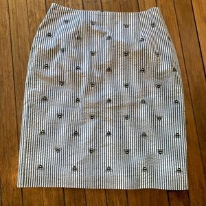 Bushwhacked bumble bee seersucker pencil skirt. Never worn.‎ 100 retail